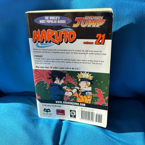 Naruto Comic Volume 21 Shonen Jump Rated T For Teens Bu Masashi Kishimato - Picture 2 of 9